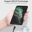 3A USB to Micro USB Fast Charging + 480Mbps Data Transmission Mobile Phone Magnetic Suction Fast Charging Data Cable, Cable Length: 1m(Blue)