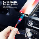 3A USB to USB-C / Type-C Fast Charging + 480Mbps Data Transmission Mobile Phone Magnetic Suction Fast Charging Data Cable, Cable Length: 1m(Red)