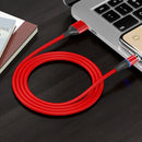3A USB to USB-C / Type-C Fast Charging + 480Mbps Data Transmission Mobile Phone Magnetic Suction Fast Charging Data Cable, Cable Length: 1m(Red)