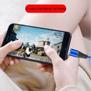 3A USB to USB-C / Type-C Fast Charging + 480Mbps Data Transmission Mobile Phone Magnetic Suction Fast Charging Data Cable, Cable Length: 1m(Blue)