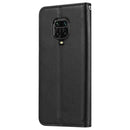 For Xiaomi Redmi Note 9 Pro / Note 9S/ Note 9 Pro Max Knead Skin Texture Horizontal Flip Leather Case with Photo Frame & Holder & Card Slots & Wallet(Black)