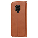 For Xiaomi Redmi Note 9 Pro / Note 9S/ Note 9 Pro Max Knead Skin Texture Horizontal Flip Leather Case with Photo Frame & Holder & Card Slots & Wallet(Brown)