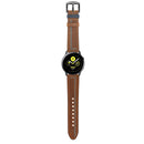 22mm For Huawei Watch GT2e / GT2 46mm Zigzag Leather Watch Band(Brown)