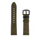 22mm For Huawei Watch GT2e / GT2 46mm Zigzag Leather Watch Band(Green)