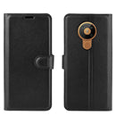 For Nokia 5.3 Litchi Texture Horizontal Flip Protective Case with Holder & Card Slots & Wallet(Black)