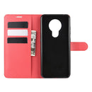 For Nokia 5.3 Litchi Texture Horizontal Flip Protective Case with Holder & Card Slots & Wallet(Red)