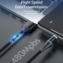 2 in 1 3A USB to Micro USB + USB-C / Type-C Fast Charging + 480Mbps Data Transmission Mobile Phone Magnetic Suction Fast Charging Data Cable, Cable Length: 1m(Silver)