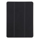 For iPad 10.2 Honeycomb Ventilation Foldable Deformation Horizontal Flip PU Leather Case with 3-Folding Holder & Pen Slot & Smart Sleep / Wake-up(Black)