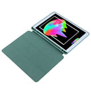 For iPad 10.2 Honeycomb Ventilation Foldable Deformation Horizontal Flip PU Leather Case with 3-Folding Holder & Pen Slot & Smart Sleep / Wake-up(Red)