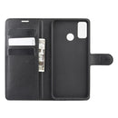 For Huawei Honor 9X lite Litchi Texture Horizontal Flip Protective Case with Holder & Card Slots & Wallet(Black)