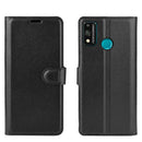 For Huawei Honor 9X lite Litchi Texture Horizontal Flip Protective Case with Holder & Card Slots & Wallet(Black)