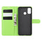 For Huawei Honor 9X lite Litchi Texture Horizontal Flip Protective Case with Holder & Card Slots & Wallet(Green)