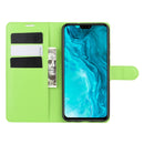 For Huawei Honor 9X lite Litchi Texture Horizontal Flip Protective Case with Holder & Card Slots & Wallet(Green)