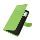 For Huawei Honor 9X lite Litchi Texture Horizontal Flip Protective Case with Holder & Card Slots & Wallet(Green)