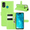 For Huawei Honor 9X lite Litchi Texture Horizontal Flip Protective Case with Holder & Card Slots & Wallet(Green)