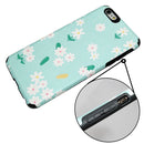 For iPhone 6SPlus/6Plus Chrysanthemum Pattern TPU+PC Four-corner Shockproof Protective Case with Holder(Chrysanthemum)