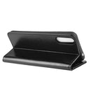 For Wiko view 4/ 4 lite R64 Texture Single Horizontal Flip Protective Case with Holder & Card Slots & Wallet& Photo Frame(Black)