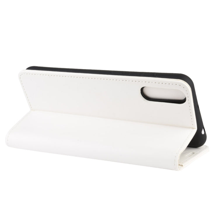 For Wiko view 4/ 4 lite R64 Texture Single Horizontal Flip Protective Case with Holder & Card Slots & Wallet& Photo Frame(White)