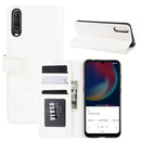For Wiko view 4/ 4 lite R64 Texture Single Horizontal Flip Protective Case with Holder & Card Slots & Wallet& Photo Frame(White)