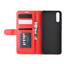 For Wiko view 4/ 4 lite R64 Texture Single Horizontal Flip Protective Case with Holder & Card Slots & Wallet& Photo Frame(Red)