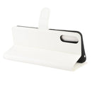 For Wiko view 4/ 4 lite Litchi Texture Horizontal Flip Protective Case with Holder & Card Slots & Wallet(White)