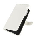 For Wiko view 4/ 4 lite Litchi Texture Horizontal Flip Protective Case with Holder & Card Slots & Wallet(White)