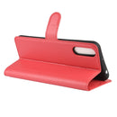 For Wiko view 4/ 4 lite Litchi Texture Horizontal Flip Protective Case with Holder & Card Slots & Wallet(Red)