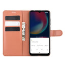 For Wiko view 4/ 4 lite Litchi Texture Horizontal Flip Protective Case with Holder & Card Slots & Wallet(Brown)