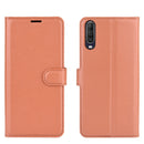For Wiko view 4/ 4 lite Litchi Texture Horizontal Flip Protective Case with Holder & Card Slots & Wallet(Brown)
