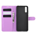 For Wiko view 4/ 4 lite Litchi Texture Horizontal Flip Protective Case with Holder & Card Slots & Wallet(Purple)
