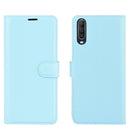 For Wiko view 4/ 4 lite Litchi Texture Horizontal Flip Protective Case with Holder & Card Slots & Wallet(Blue)