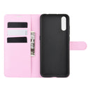 For Wiko view 4/ 4 lite Litchi Texture Horizontal Flip Protective Case with Holder & Card Slots & Wallet(Pink)