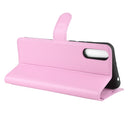 For Wiko view 4/ 4 lite Litchi Texture Horizontal Flip Protective Case with Holder & Card Slots & Wallet(Pink)