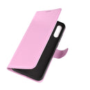 For Wiko view 4/ 4 lite Litchi Texture Horizontal Flip Protective Case with Holder & Card Slots & Wallet(Pink)