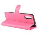 For Wiko view 4/ 4 lite Litchi Texture Horizontal Flip Protective Case with Holder & Card Slots & Wallet(Rose red)