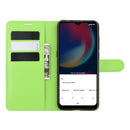 For Wiko view 4/ 4 lite Litchi Texture Horizontal Flip Protective Case with Holder & Card Slots & Wallet(Green)