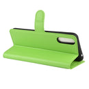 For Wiko view 4/ 4 lite Litchi Texture Horizontal Flip Protective Case with Holder & Card Slots & Wallet(Green)