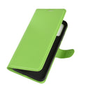 For Wiko view 4/ 4 lite Litchi Texture Horizontal Flip Protective Case with Holder & Card Slots & Wallet(Green)
