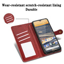 For Nokia 5.3 Retro Solid Color Leather Buckle Phone Case with Lanyard & Photo Frame & Card Slot & Wallet & Stand Function(Brown)