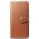 For Nokia 5.3 Retro Solid Color Leather Buckle Phone Case with Lanyard & Photo Frame & Card Slot & Wallet & Stand Function(Brown)