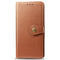 For Nokia 5.3 Retro Solid Color Leather Buckle Phone Case with Lanyard & Photo Frame & Card Slot & Wallet & Stand Function(Brown)