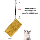 For Xiaomi Redmi 10X (4G) / Note 9 Cute Cat and Dog Embossed Horizontal Flip Leather Case with Bracket / Card Slot / Wallet / Lanyard(Yellow)