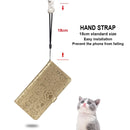 For Xiaomi Redmi 10X (4G) / Note 9 Cute Cat and Dog Embossed Horizontal Flip Leather Case with Bracket / Card Slot / Wallet / Lanyard(Gold)