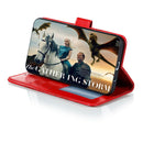 For Motorola Moto E6S 2020 Mandala Embossing Pattern Horizontal Flip Leather Case with Holder & Card Slots & Wallet & Photo Frame & Lanyard(Red)