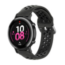 22mm For Huawei Watch GT2e/GT/GT2 46MM Fashion Inner Buckle Silicone Watch Band(Coal black black)