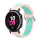 22mm For Huawei Watch GT2e/GT/GT2 46MM Fashion Inner Buckle Silicone Watch Band(Light pink teal)