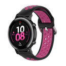 22mm For Huawei Watch GT2e/GT/GT2 46MM Fashion Inner Buckle Silicone Watch Band(Black rose)