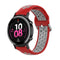 22mm For Huawei Watch GT2e/GT/GT2 46MM Fashion Inner Buckle Silicone Watch Band(Red grey)