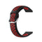 22mm For Huawei Watch GT2e/GT/GT2 46MM Fashion Inner Buckle Silicone Watch Band(Black red)