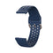 22mm For Huawei watch GT2e/GT/GT2 46MM Inner Buckle Breathable Watch Band(Midnight blue)